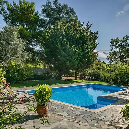 Modern Kefalonia - Private Pool & Gardens - Ac - Lakithra Xenia Villa
